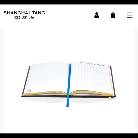 NWT. Black leather notebook/ journal - Picture 2 of 5